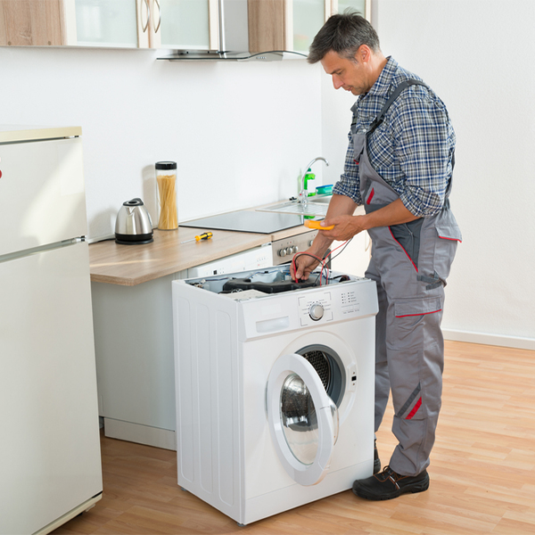 can you walk me through the steps of troubleshooting my washer issue in Morton KS